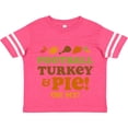 thumbnail image 3 of Inktastic Football Turkey and Pie Girls Toddler T-Shirt, 3 of 5