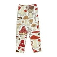 thumbnail image 4 of Daiia Cartoon Mushrooms Women's Sleep Pant with Pockets and Drawstring,Pajama Pants-X-Large, 4 of 9