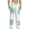 thumbnail image 3 of Picia Kawaii Frogs Mens Soft Woven Cotton Elastic Waistband Sleep Pajama Pant Lounge Sleep Pant With Pockets And Drawstring-XX-Large, 3 of 9