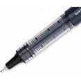 thumbnail image 4 of uni-ball® Vision™ Needle Liquid Ink Rollerball Pens, Micro Point, 0.5 mm, Black Barrel, Black Ink, Pack Of 12, 4 of 7
