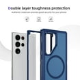 thumbnail image 2 of Phone case Compatible with Samsung Galaxy S22 Ultra Magnetic Case [Compatible with MagSafe] Tough Rugged Matte Slim Shockproof Anti-Fingerprint Anti-Scratch Protective Cover, Royalblue, 2 of 8