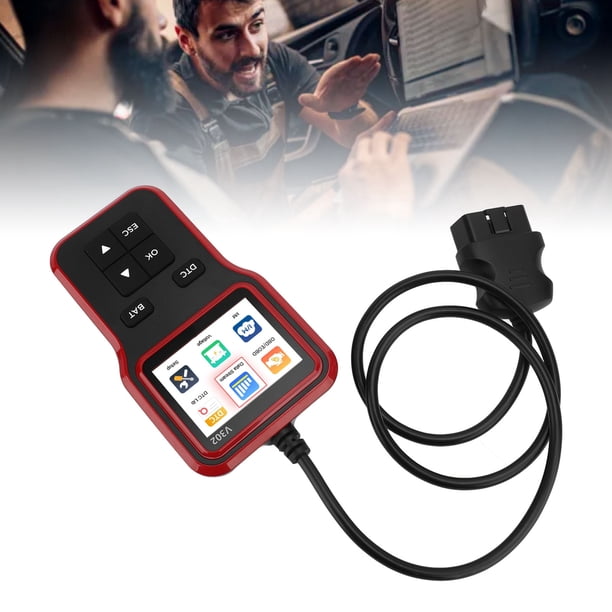 Escáner OBD Para Automóvil, Lector Portátil De Códigos De Falla Del Motor Fácil De Usar Para Vehículos