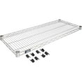thumbnail image 2 of Nexel Chrome Wire Shelf w/Clips, 36"W x 14"D, 2 of 7