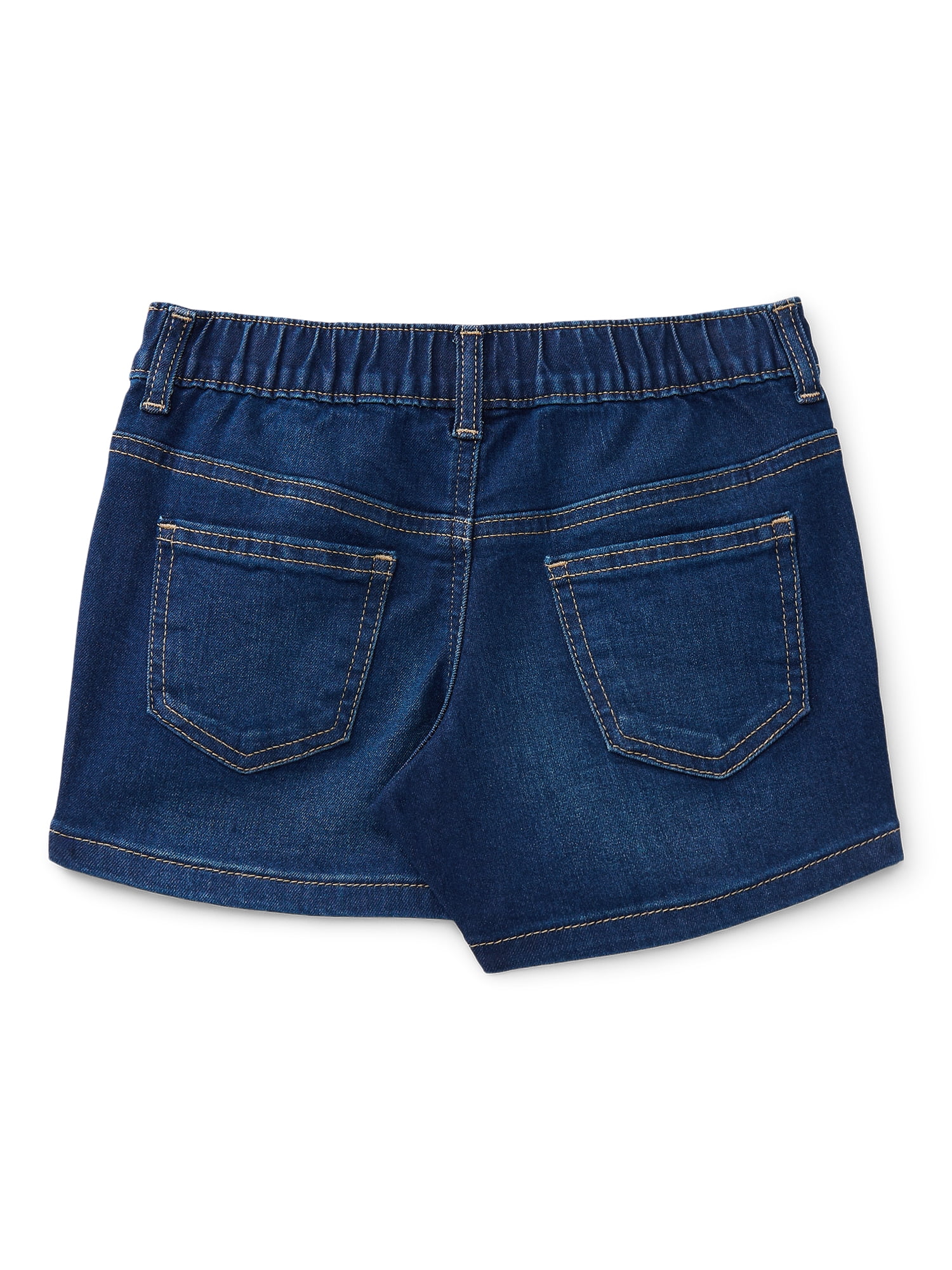 Wonder Nation Girls Denim Short, Sizes 4-18 & Plus