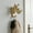 Rhino, variant on Antler Head Wall Hook,Decorative Wall Mount Coat Hanger,Creative Craft Sculpture Hat Hook,Deer Head Shape Hanging Hook for Entryway, Bathroom, Bedroom, Retro Double Hooks Farmhouse Decoration