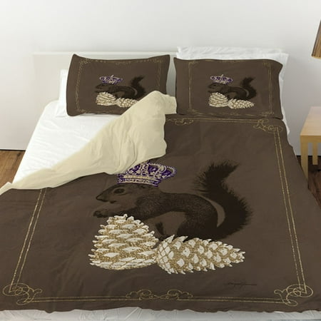 Manual Woodworkers & Weavers Luxury Lodge Squirrel Duvet Cover
