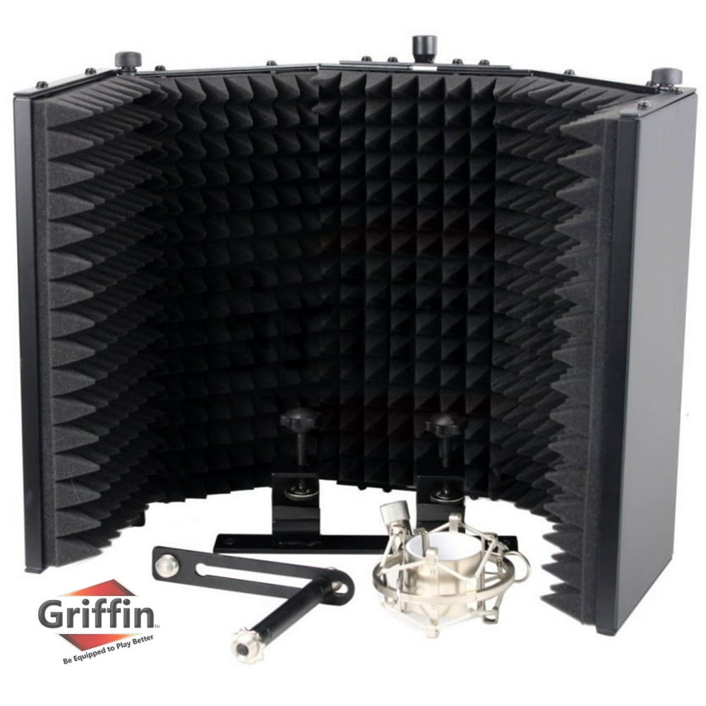 Studio Microphone Soundproofing Acoustic Foam Panel by GRIFFIN Soundproof Filter Sound Diffusion