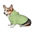 thumbnail image 7 of Fotbe Green Gingham Print Small Dog Sweater Hoodies Pet Grey Hooded Soft Fleece Sweatshirts with Pocket Fall Winter Puppy Cat Sweaters Warm Clothes-XX-Large, 7 of 7