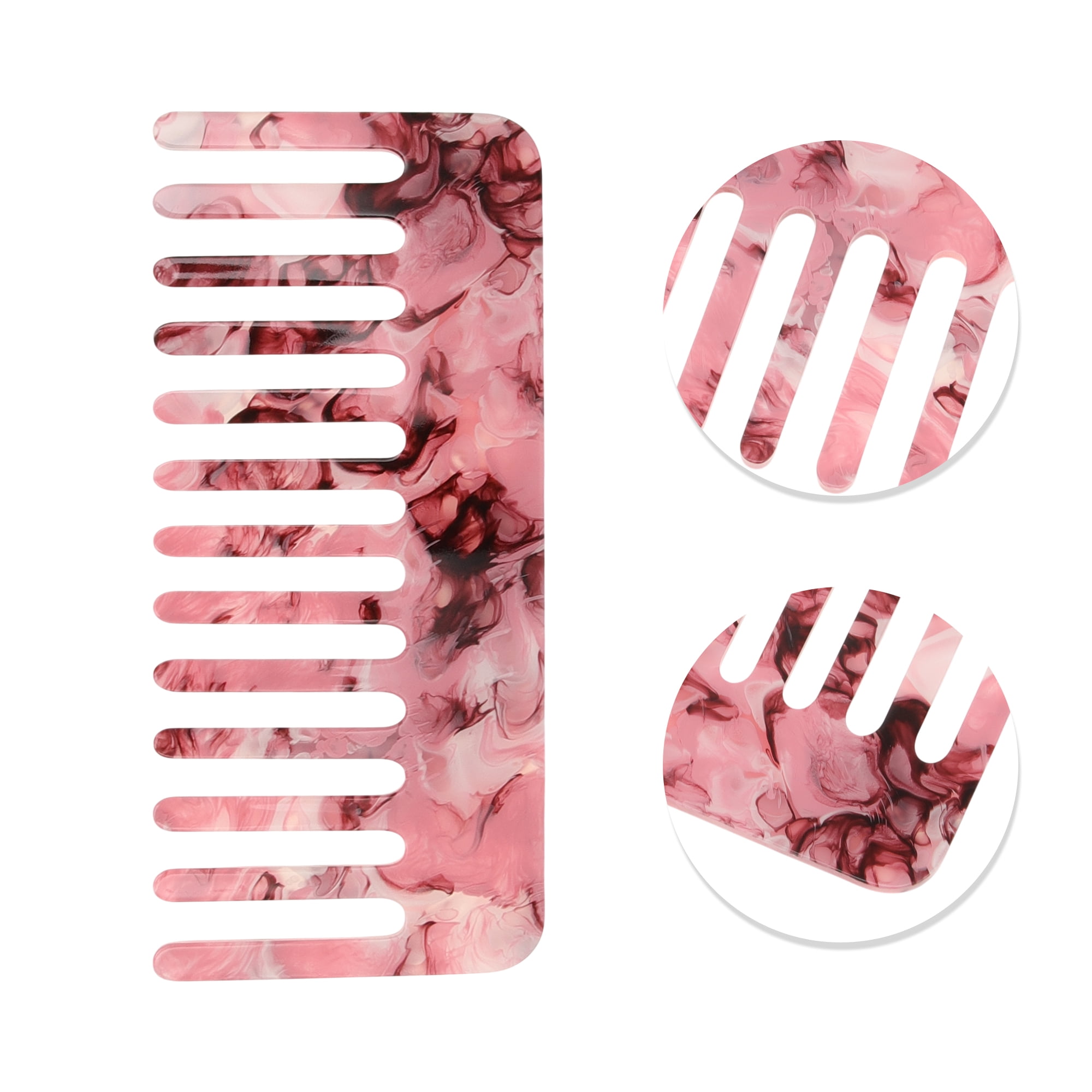 Unique Bargains 1 Pc Durable Anti Static Hair Comb for All Hair Types Styles Brown
