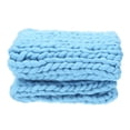 thumbnail image 2 of Rectangle Hand-woven Bulky Soft Chunky Knit Bedding Blanket Thick Yarn Knitted Sofa Throw Rug - 9 Colors, 2 of 6