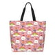 thumbnail image 1 of Balery Cartoon Chicken Bolsa Tote Estilo Estético con Cremalleras, Bolsa de Hombro, Bolsa de Compras Grande y Plegable, 1 of 8