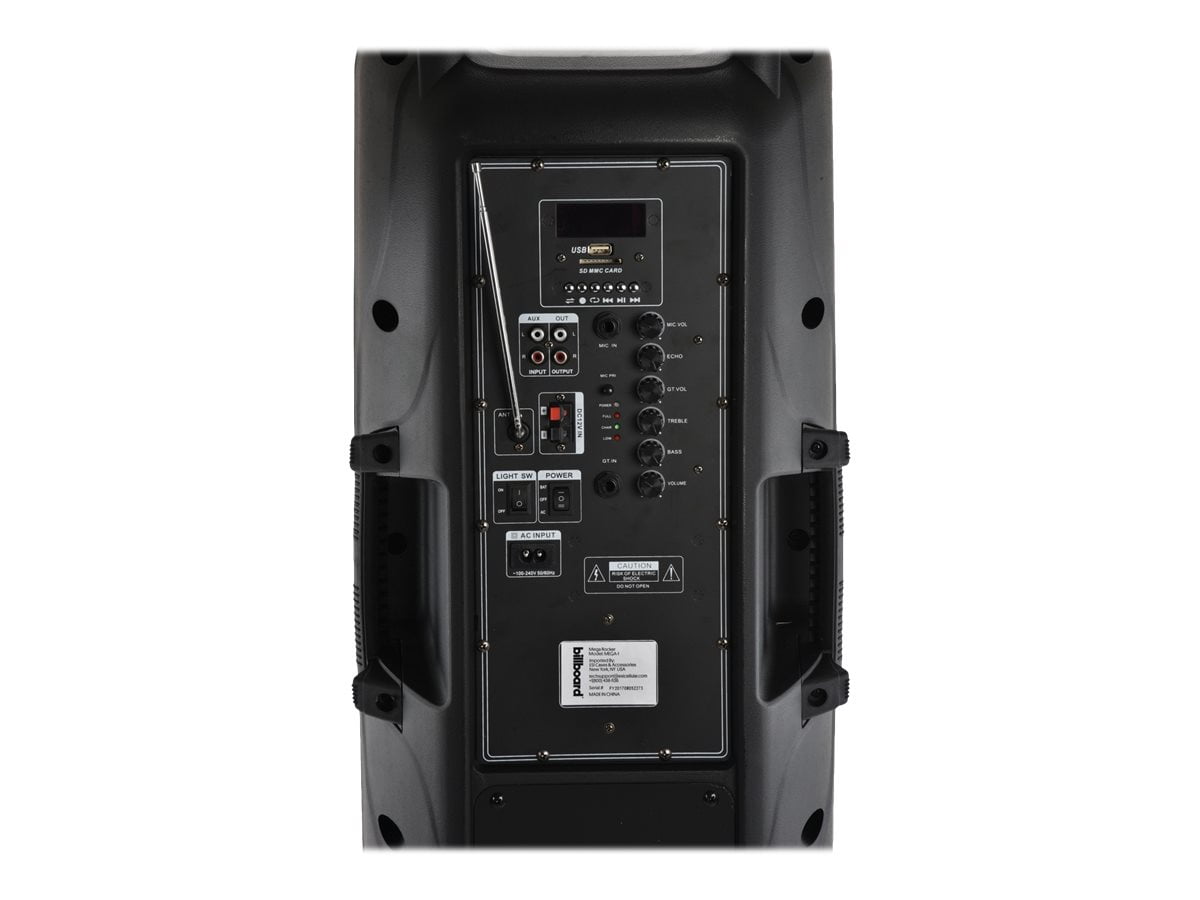 billboard mega rocker 250 watt speaker