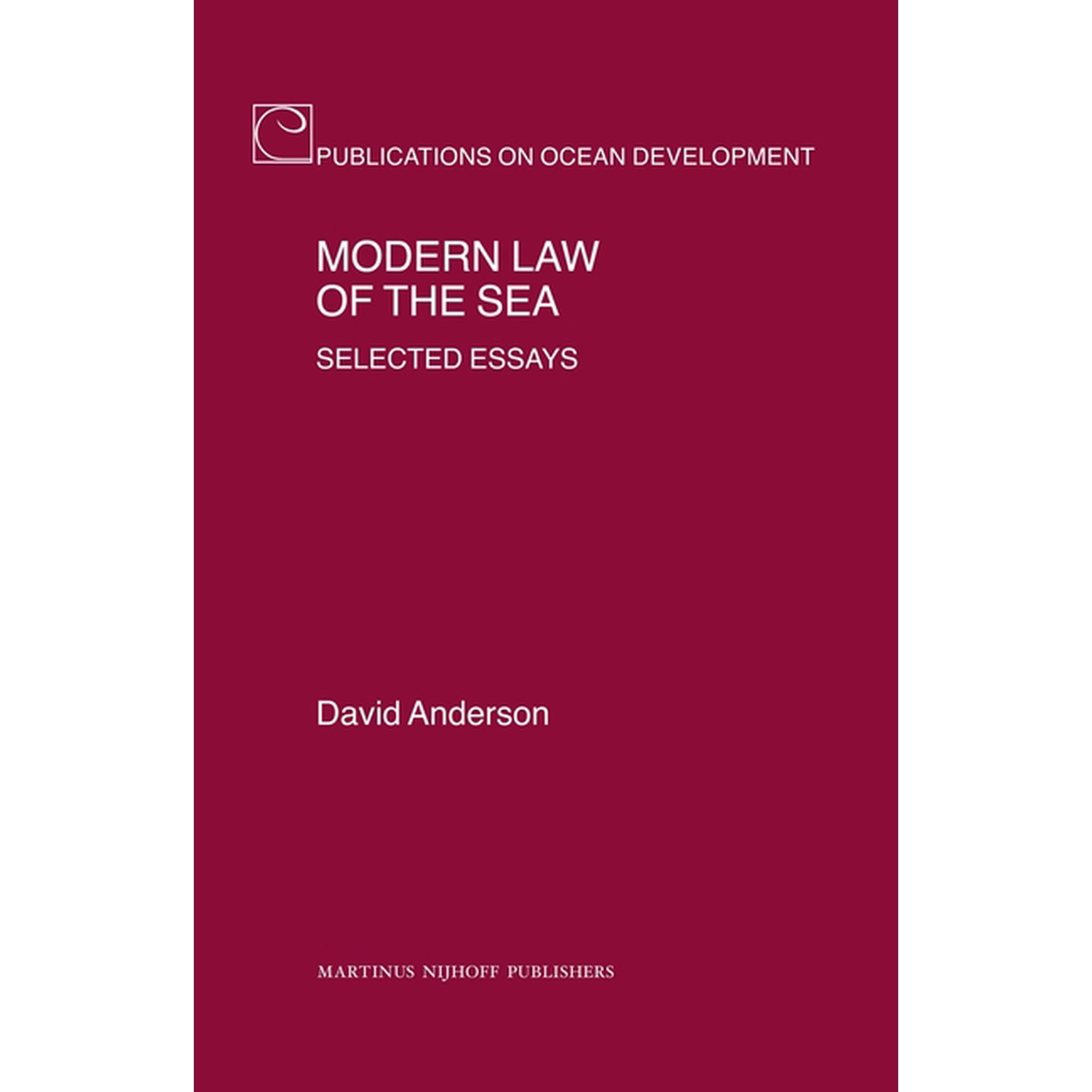 Modern Law of the Sea: Selected Essays, (Hardcover)