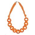 thumbnail image 2 of Tangerine Shell Necklace Set, 2 of 4