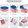 Collapsible Kiddie Pool Hard Plastic Dog Pool Ball Pit Portable Pet