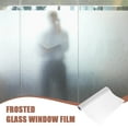thumbnail image 6 of Zehuanyu 1 Roll Frosted Window Film Privacy Sticker Non Adhesive Removable Static Glass Film, 6 of 8