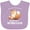 Lavender, variant on Inktastic Happy First Mother's Day Boys or Girls Baby Bib