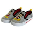 thumbnail image 2 of Disney Mickey Mouse Toddler Boys' Slip-on Flat Heel Canvas Sneakers, 2 of 6