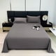 thumbnail image 1 of Sábana de poliéster de color liso de 180 x 230 cm | Sábana de fibra suave y lavable | Ropa de cama duradera y resistente a la decoloración | Sábana de fácil cuidado para todos los tamaños de, 1 of 5