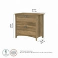 thumbnail image 2 of Bush Furniture Salinas 2 Drawer File Cabinet in Reclaimed Pine, 2 of 8