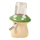 thumbnail image 1 of Botella de agua para hámster con forma de hongo, dispensador de agua potable con soporte para hurones. verde, 1 of 9