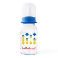 thumbnail image 1 of Lollaland Glass Baby Bottle - Brave Blue (4oz), 1 of 1