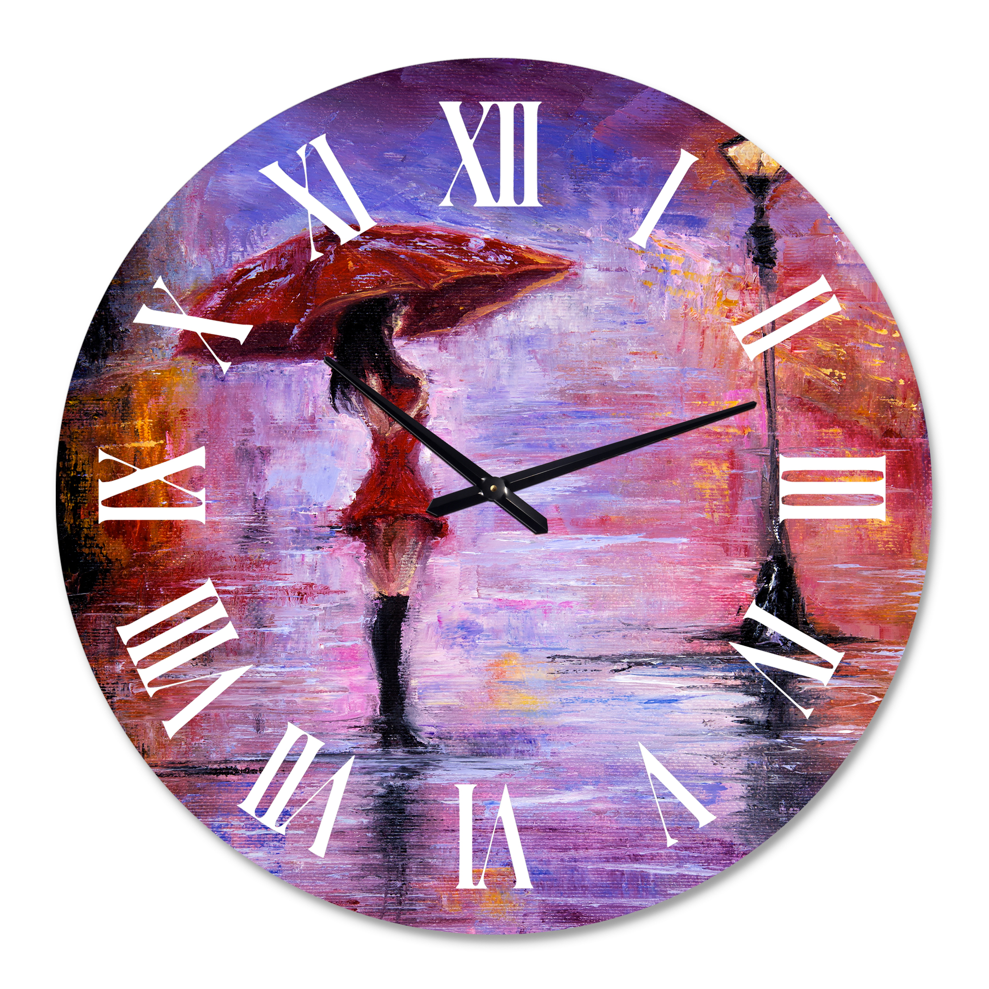 Designart 1 in French,Country Wall Clock
