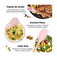 thumbnail image 4 of Utensilios de Silicona para Cocina 12pz color Rosa, 4 of 5
