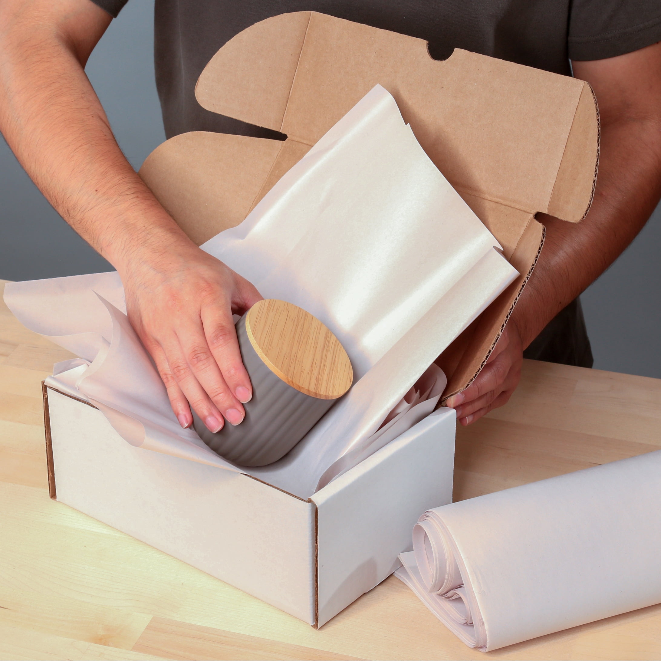 Pen+Gear Tuck-Top Shipping Boxes, 9"x6"x4", 1 Count
