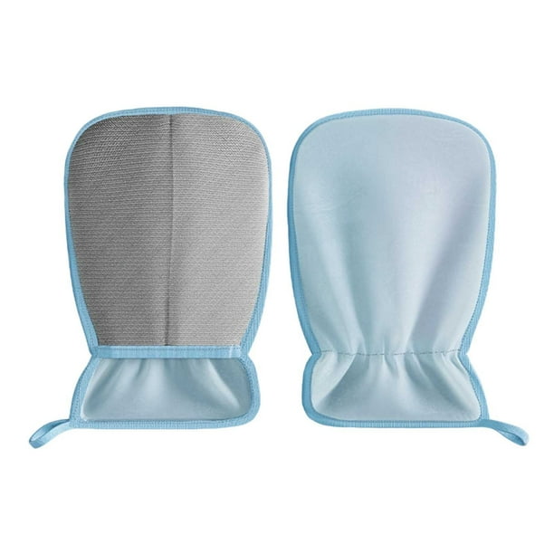 1 unidad de guantes de aseo para mascotas, cepillo doble para eliminar el pelo, herramienta de masaje de silicona para perros, gatos y sofás cama