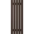 thumbnail image 6 of Ekena Millwork 19 1/2"W x 80"H Americraft Five Board (2 Batten) Exterior Real Wood Spaced Board-n-Batten Shutters (Per Pair), Raisin Brown, 6 of 10