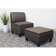 thumbnail image 2 of Boss Office Pouf Sectionnel de Réception en Marron, 2 of 4
