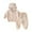 White, variant on Esaierr Toddler Kids Sweatsuit Set for Boys Girls Clothing Sets Hoodie Top and Sweatpants 2 Piece Outfits Baby Activewear Tracksuit 1-5Year