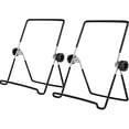thumbnail image 1 of 3 Pack Plate Stand Easel Picture Frame Stand Adjustable Foldable Tablet Iron Display Holder for Displaying Photos, Plates, Cookbooks(Black), 1 of 7