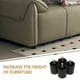 thumbnail image 5 of 4 piezas de repuesto para patas de muebles, patas para sofá, sillas, tornillos, patas de repuesto para muebles, patas redondas para sofá., 5 of 8