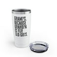thumbnail image 5 of Gramps New Grandpa Fathers Day Grandfather Tumbler Gift Travel Mug Cup 20oz, 5 of 7