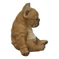 thumbnail image 2 of Laid Back Sitting Realistic Adorable French Bulldog Puppy Dog Figurine 7.5"H, 2 of 9