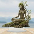 thumbnail image 5 of Bohemian Style Goddess Acrylic Plaque Statue Desk Decor, Nature Spirit Art Office Decor,Multi-Functional Home Art with Storage Bag,Boho Chic Gift for Plant Lovers, 5 of 6