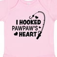 thumbnail image 4 of Inktastic I Hooked Pawpaw's Heart with Fishing Rod Boys or Girls Baby Bodysuit, 4 of 5