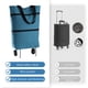 thumbnail image 5 of Carrito de compras plegable multifuncional con tirador manual, carrito de compras portátil compacto, bolsa, escalera, carrito de compras de supermercado, 5 of 5
