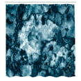 thumbnail image 3 of Ambesonne Marble Print Shower Curtain, Marble Stone Effect, 69"Wx75"L, Blue, 3 of 5