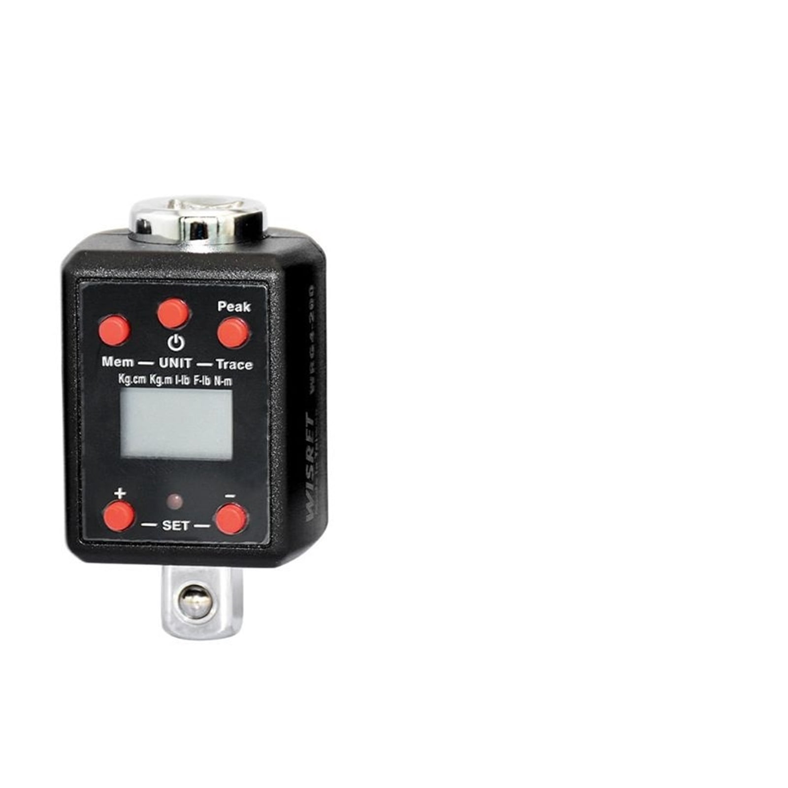Digital High Torque Wrench 1.5-1000nm Adapter 1/4 3/8 3/4 Microtorque ,Versatile Torque Units