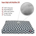 thumbnail image 2 of Majestic Pet | Chevron Rectangle Pet Bed For Dogs, Removable Cover, Navy Blue, Medium, 2 of 5
