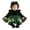 C-Green, variant on AWZXDE Holiday Bodysuits For Little Girls Velvet Santa Style Dress Outfit Complete With Matching Festive Hat For Christmas Theme Events B-Red - 12-18 Months