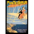 thumbnail image 2 of Grun, Jules Alexandre 23x32 Gold Ornate Wood Framed with Double Matting Museum Art Print Titled - Monte Carlo Concours d Aviation, 1910, 2 of 4