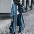 thumbnail image 2 of Kaemgyyd Women's Long Cardigan Sweater Fall Winter Warm Thick Long Sleeve Sweaters Coat Oversized Open Front Casual Knit Outwear, 2 of 7