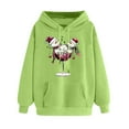 thumbnail image 1 of Amzcrzy Chandails à Capuchon pour Femmes Imprimé d'Hiver Chandail à Capuche Manches Longues Chandail en Molleton Confortable Chemises à Manches Longues pour Femmes Chandail à Capuche Chandails en Molleton Graphiques pour Femmes m, 1 of 4
