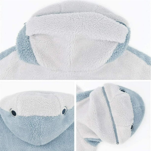 Sudadera Con Capucha De Felpa De Tiburón Sudadera Con Capucha Para Mujer Sudadera Con Capucha De Felpa De Tiburón Furry Fleece Interior Suéter Suelto Tops Ropa De Pareja Ropa De