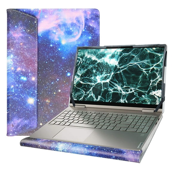 Alapmk Étui de Protection pour Lenovo Yoga C740 15 C740-15IML/IdeaPad 5 15IIL05 15ARE05 15ITL05/ThinkBook 15 G2 are ITL & Inspiron 15 7500 7501/Inspiron 15 5501 5502 5505 5508 Ordinateur Portable 15,6 Pouces, Galaxy