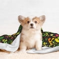 thumbnail image 4 of Disketp Happy Halloween Floral Dog Blanket/Bed Cover for Dogs and Cats,Puppy Essentials-Small, 4 of 8